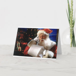 Stygga Santas och Nice listar Helgkort