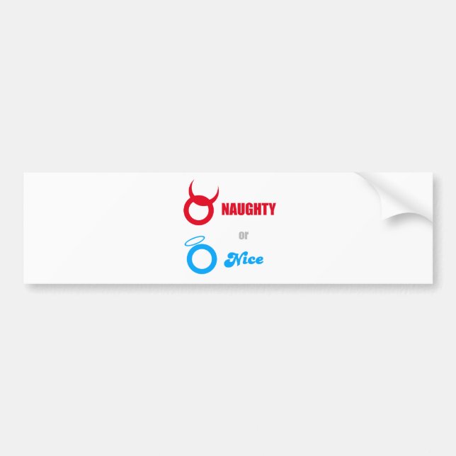 Styggt eller Nice - Punk för Emo alternativ Bildekal (Framsidan)