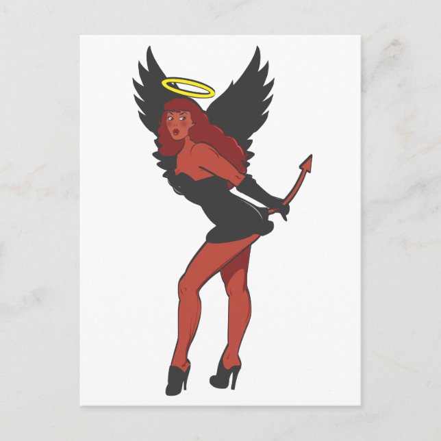 STYGGT ELLER TREVLIGT HELG VYKORT (Framsida)