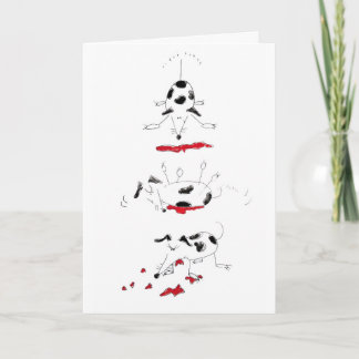 Styggt hundfödelsedagkort kort