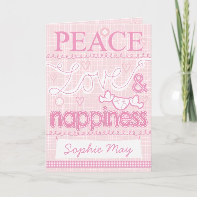 Styggt kort för nyfödd bebis (Framsida)