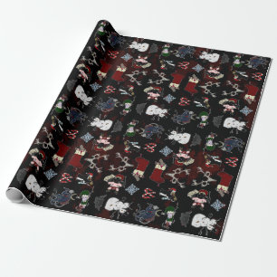 STYGGT LISTA INPACKNING AV PAPPER PRESENTPAPPER