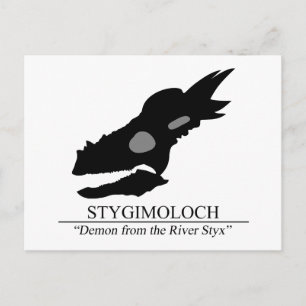 Stygimoloch Skull Vykort