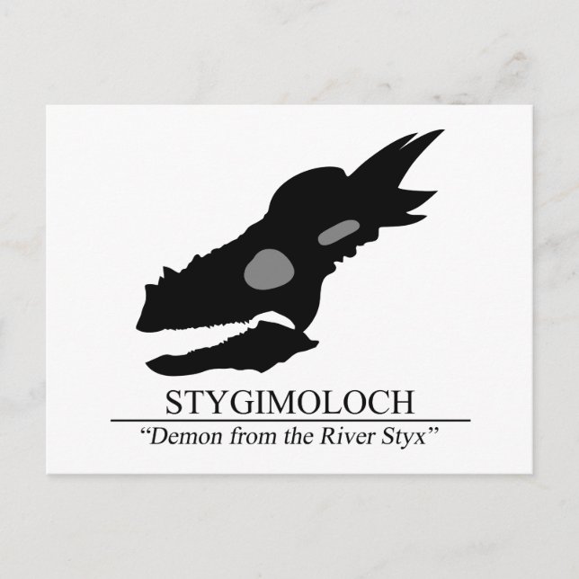 Stygimoloch Skull Vykort (Framsida)