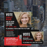 Styish Modern Politisk kampanj Reklam Reklamblad<br><div class="desc">Stilisera Modern Policy Campaigner Advertising Flyer från Affärskortet Store.</div>