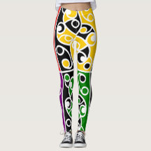 Styized Colorful Maori Kowhaiwhai mönster