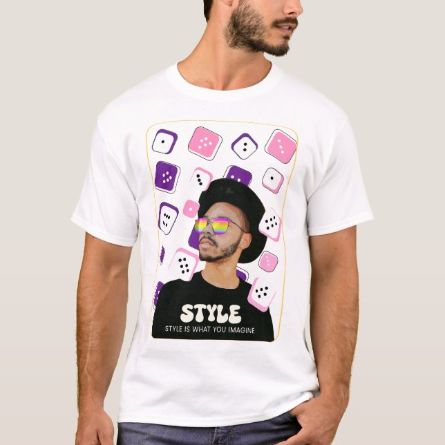STYLE – Streetwear Graphic T-Shirt | Bold Attitude (Framsida)