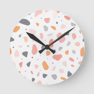 Style Terrazzo Rund Klocka