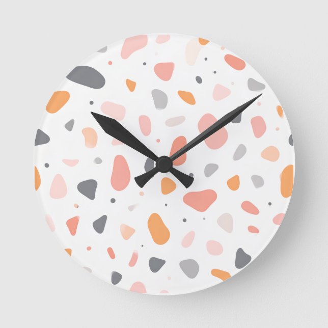 Style Terrazzo Rund Klocka (Framsida)