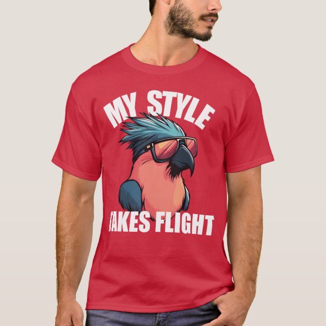 Styleakes Flight Coola Bird Girl T Shirt (Framsida)