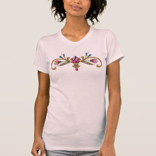 Stylin Dam Women's Bella Plus Storlek Jersey T-Shi Tröja