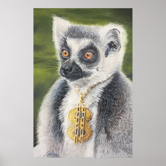 Stylin Lemur Poster (Framsidan)