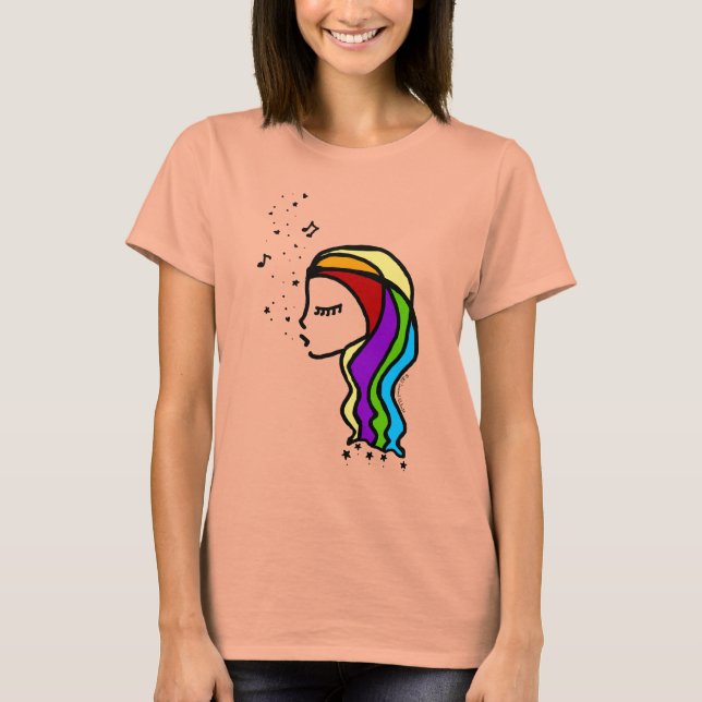 STYLIN PROFILIN ORIGINALERAR SINGER RAINBOW TEE SHIRT (Framsida)