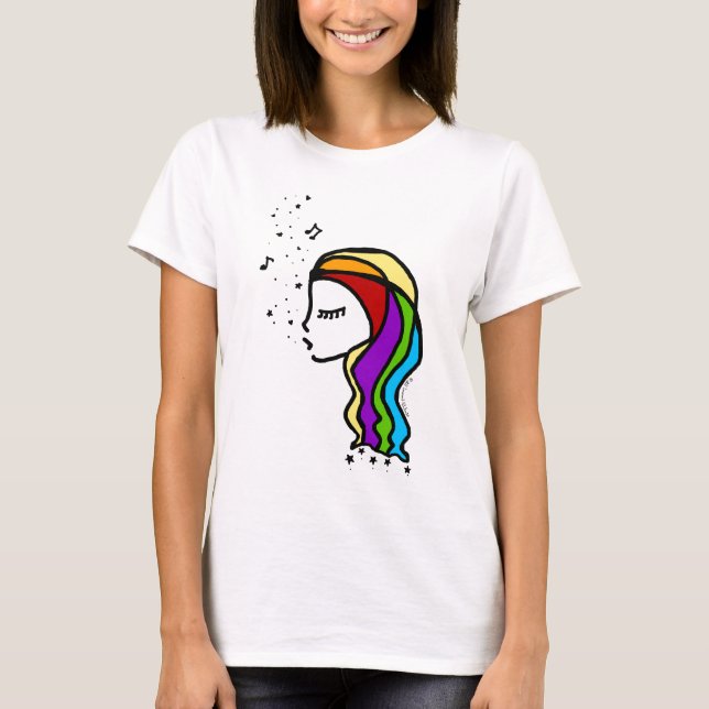 STYLIN PROFILIN ORIGINALERAR SINGER RAINBOW TEE SHIRT (Framsida)