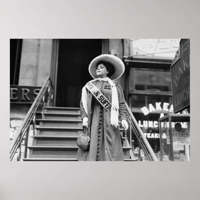 Stylin' Suffragette: 1908 Poster (Framsidan)