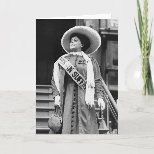 Stylin'Suffragette, 1908 Kort (Framsida)