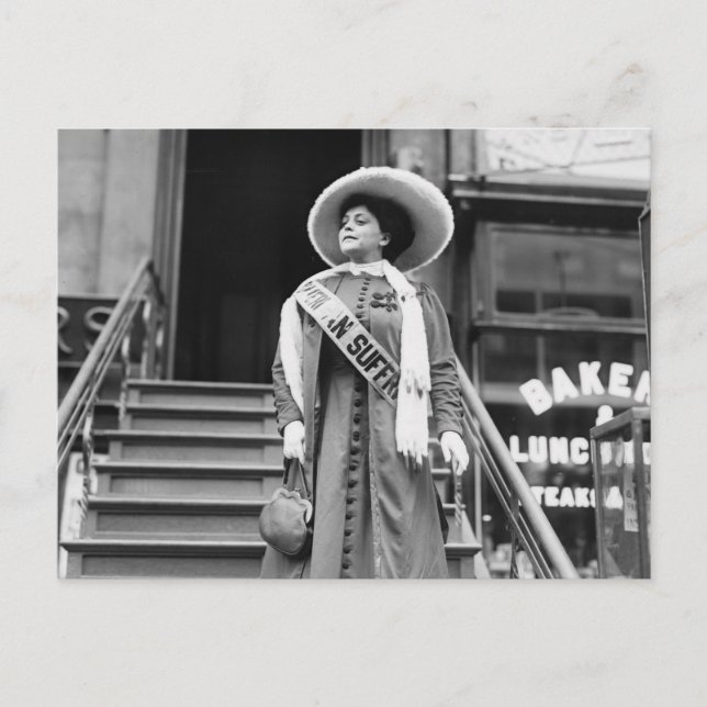 Stylin'Suffragette, 1908 Vykort (Framsida)