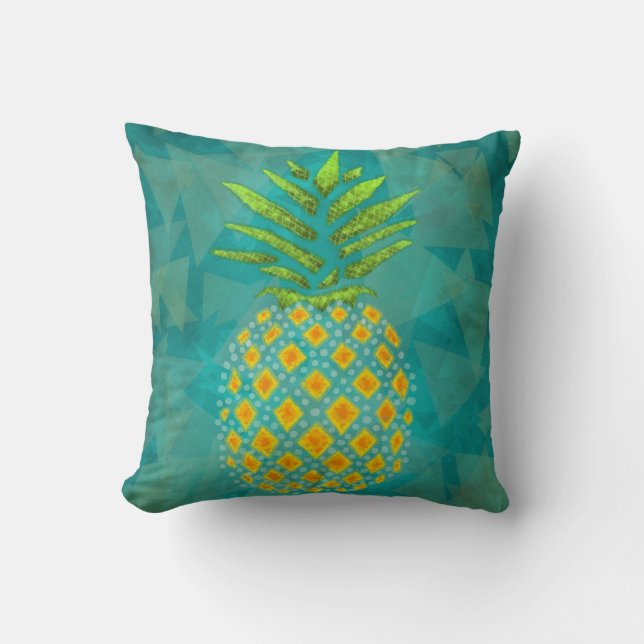 Stylised abstrakt ananas kudde (Framsida)