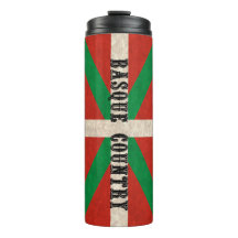 Styliserad Baskien Land Flagga