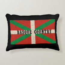 Styliserad Baskien Land Flagga