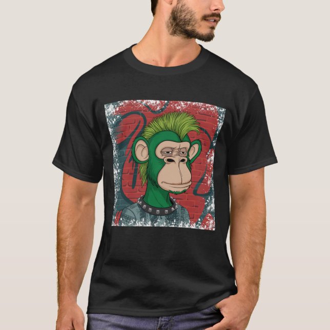 STYLISERAD CHIMPANZEE T-SHIRT (Framsida)