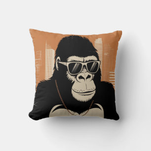 Styliserad gorilla kudde