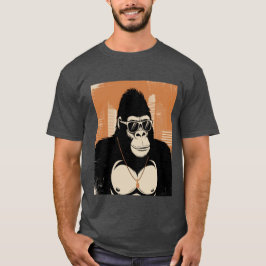 Styliserad gorilla t shirt