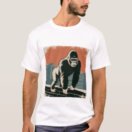 Styliserad gorilla t shirt