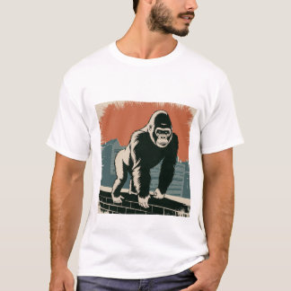 Styliserad gorilla t shirt