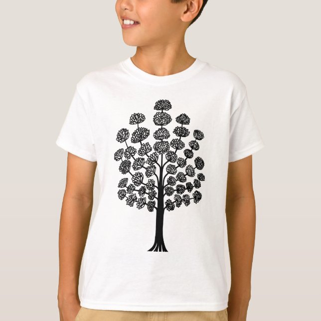 Styliserad Träd T-shirt (Framsida)