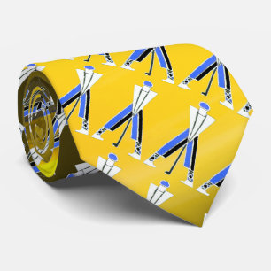 STYLISERAD VITA GULT BLUE GOLFER,GOLF PLAYERS SLIPS