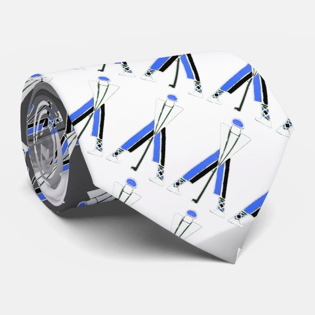 STYLISERADE VITA GRÅTT BLUE GOLFER,GOLF PLAYERS SLIPS (Rullad)