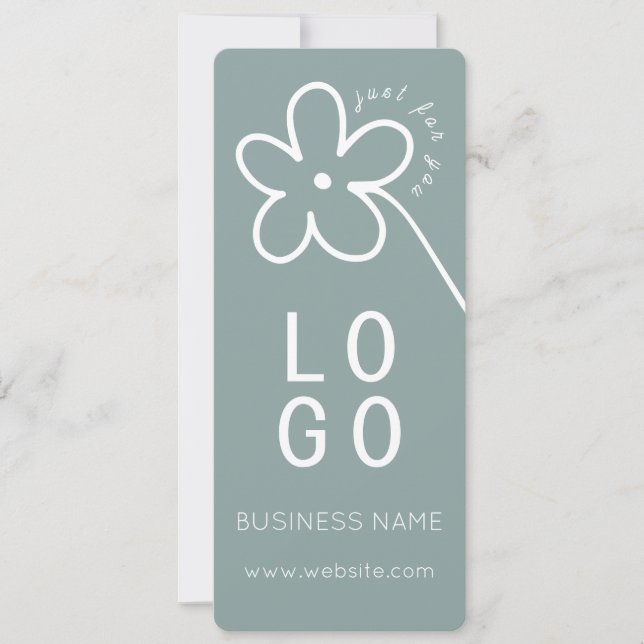 STYLISERAT FLÖDESSKÄRM FÖR EGEN LOGOTYP GIFT-CERTI (Framsida)