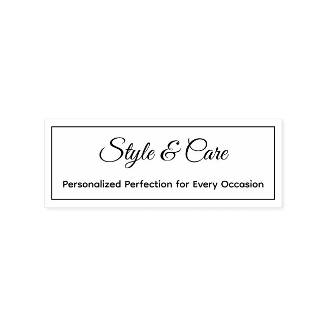 Stylish and Customizable Mark Your Brand Stämpel (Stämplad)