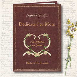 Stylish and Unique Mother's Day Storybook Photo Kort