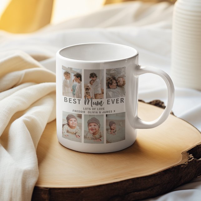 Stylish Best Mum Ever 6 Photo  Kaffemugg (Skapare uppladdad)