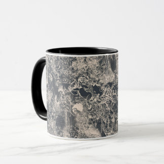 Stylish Black Paris Toile Design Mugg