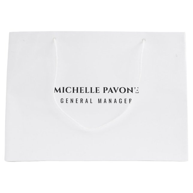 Stylish Black & White Simple Plain Professional (Framsidan)