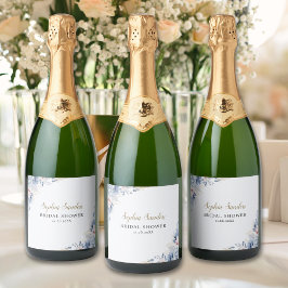 Stylish Bridal Shower with Elegant Blue Blooms