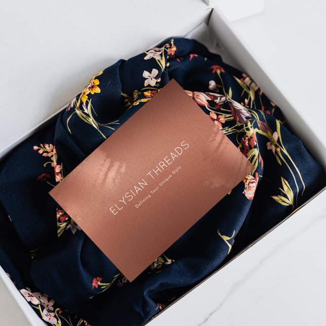 Stylish Bronze Business Gift Thank You Card Tack Kort (Stylish Bronze Business Gift Thank You Card)