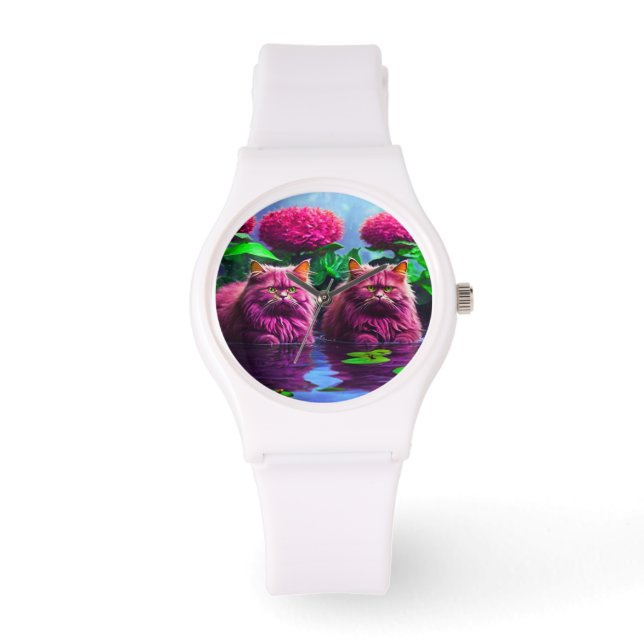 Stylish cat watch for cat lovers armbandsur (Framsida)