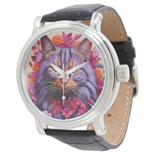 Stylish cat watch for cat's lovers armbandsur (Vinklad)