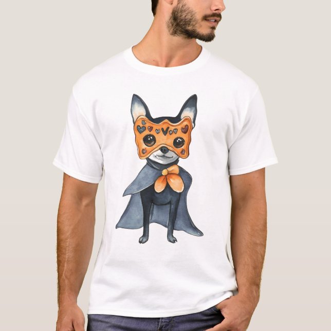 stylish Chihuahua warrior herodog lovers T Shirt (Framsida)