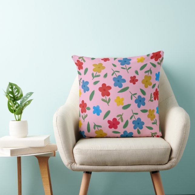 STYLISH COLORFUL FLOWERS PATTERN KUDDE (Stol)