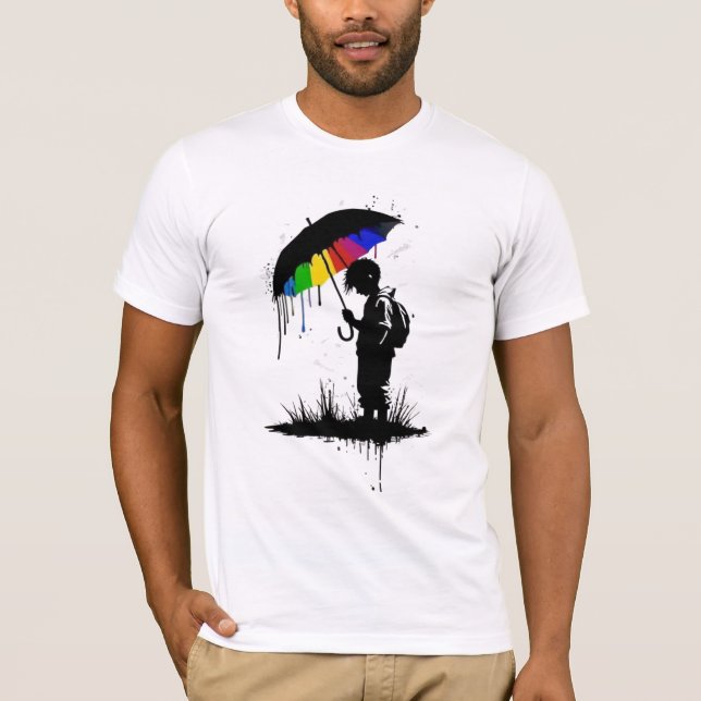 stylish crew neck t-shirt for men's (Framsida)