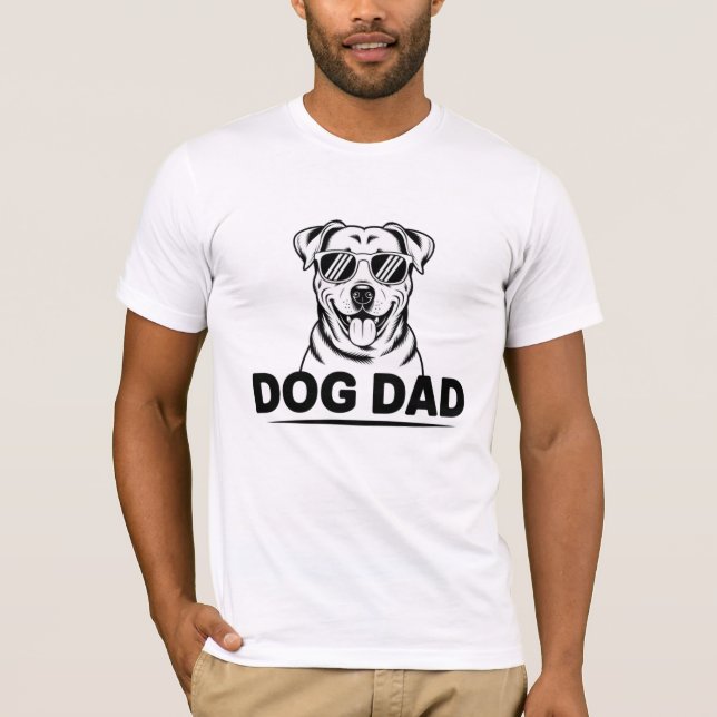 Stylish Dog Dad Tee – Perfect Gift For Dog Lovers (Framsida)
