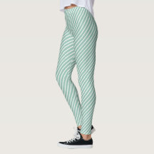 Stylish Duck Egg Blue Diagonal Striped Exercise