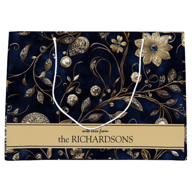 Stylish Elegant Family Gift Bag (Framsidan)
