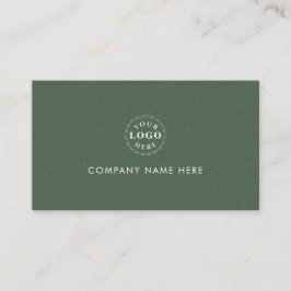 Stylish Green Texture Professional Identity Visitkort