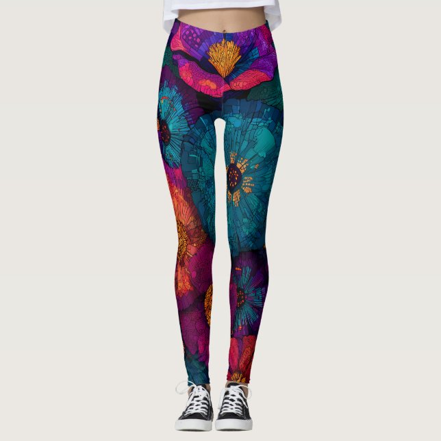 Stylish High-Waisted Women’s Leggings  (Framsida)